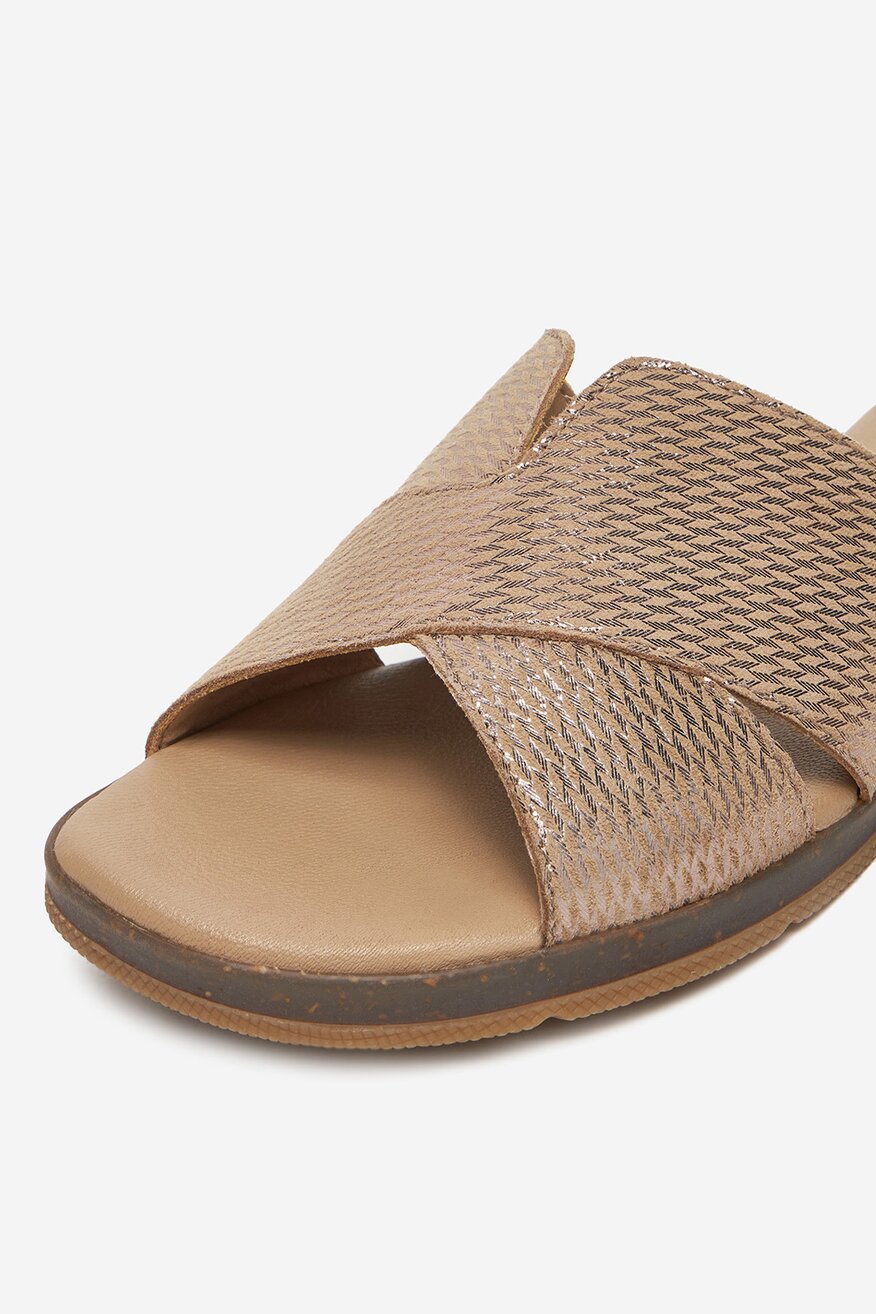 Lasocki - Klapki skórzane - 5904862275727