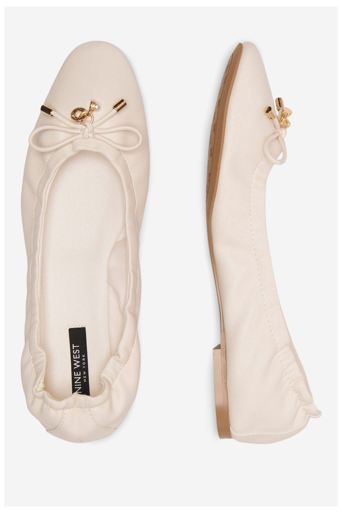 Baleriny NINE WEST WFA2617-1 Biały