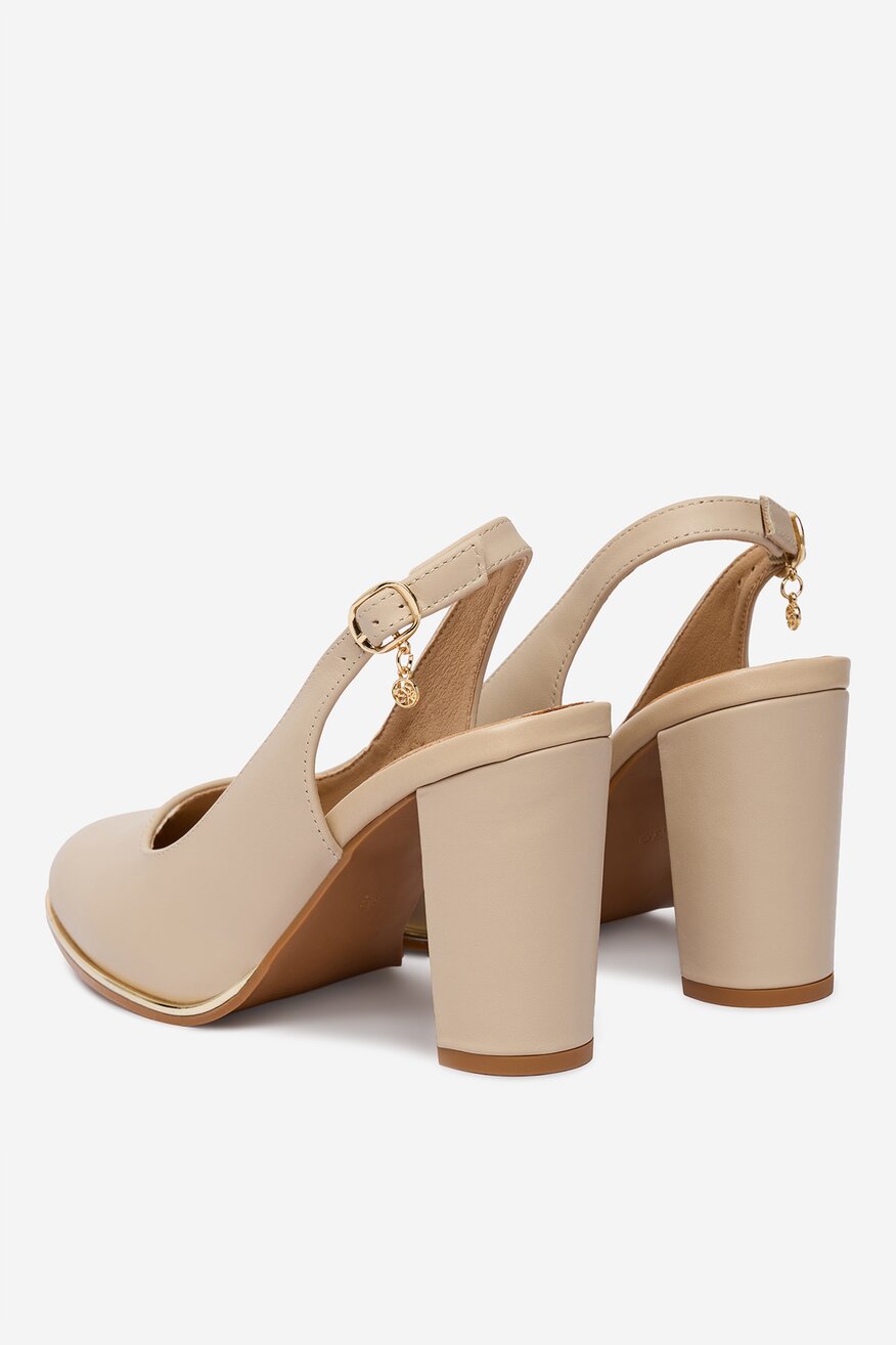 Елегантни обувки Lasocki БЕЖОВ - 5906751726051