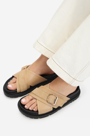 Шльопанець Mexx EO-HY25006-7 БЕЖЕВИЙ