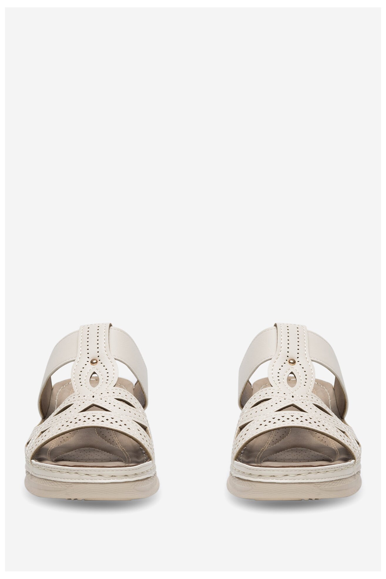 Klapki Clara Barson WYL0510-28 Beżowy