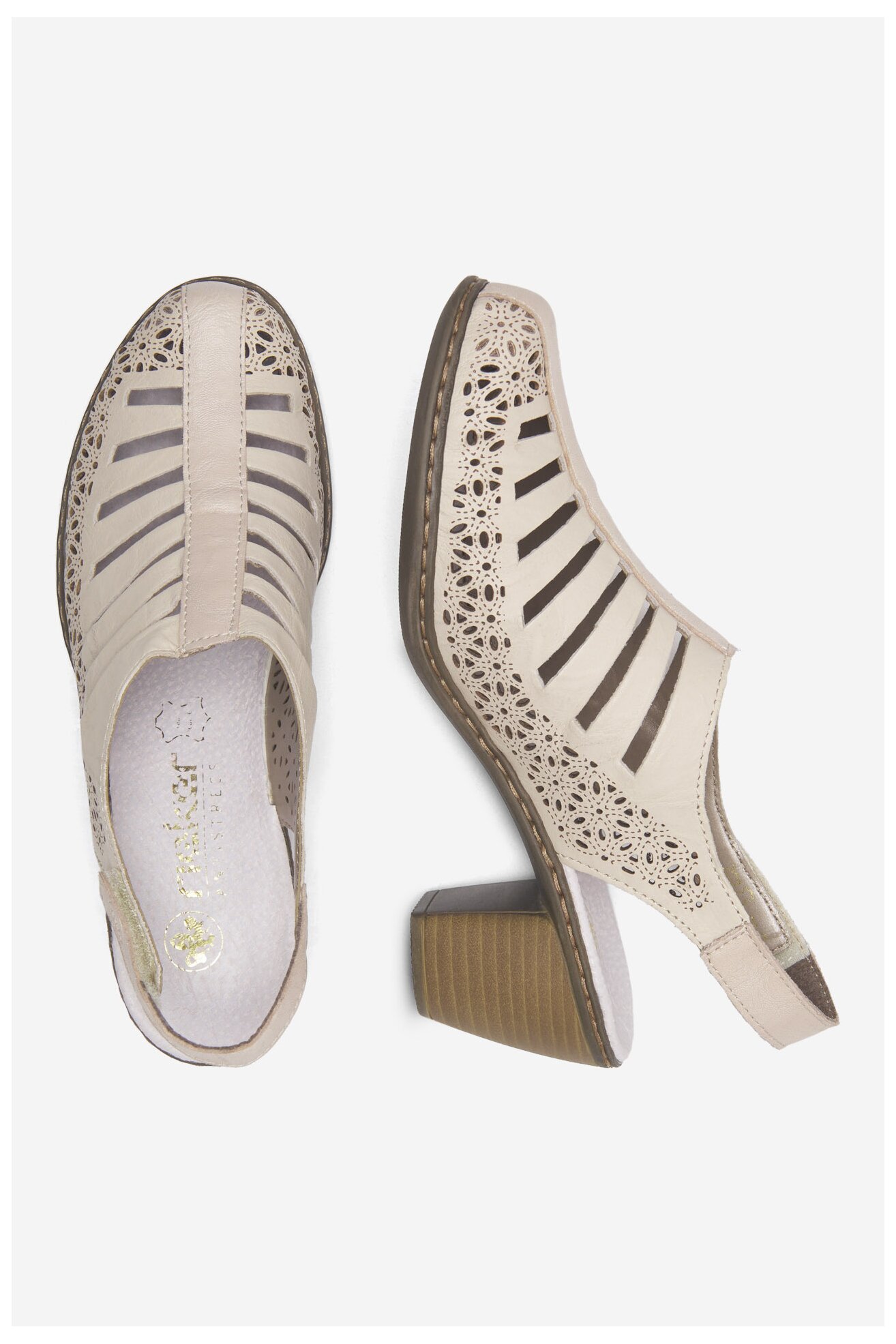 Szandál Rieker 40959-60 BÉZS