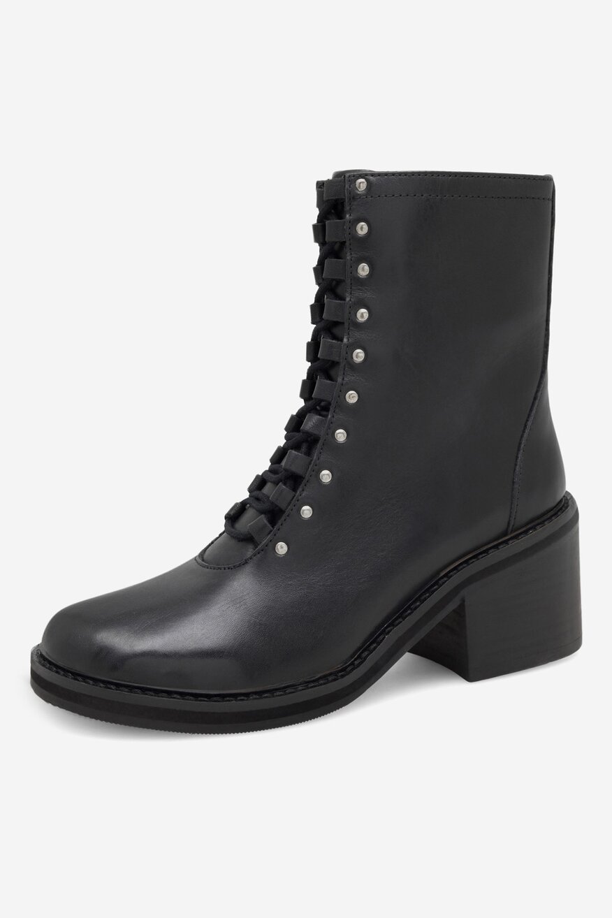 Sergio Bardi - Trzewiki skórzane na słupku - 5905588091516