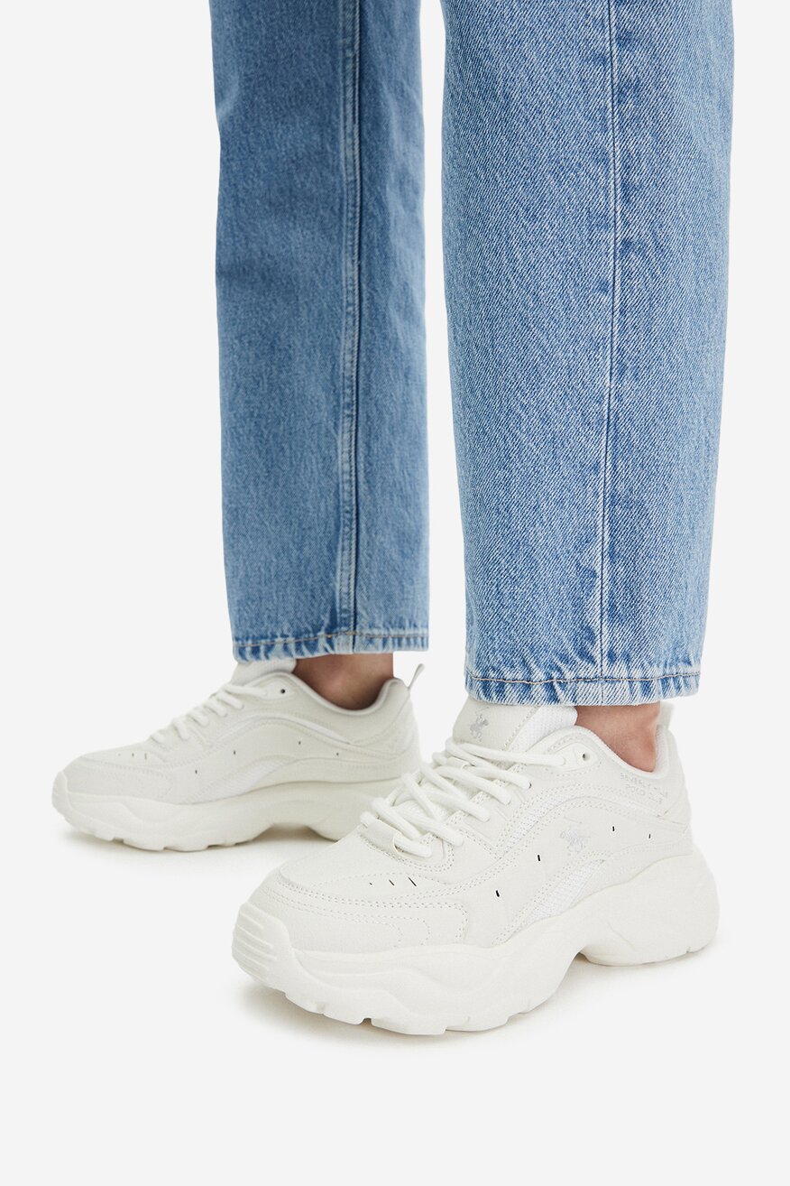 
                Sneakerși Beverly Hills Polo Club ALB - 5906751273548