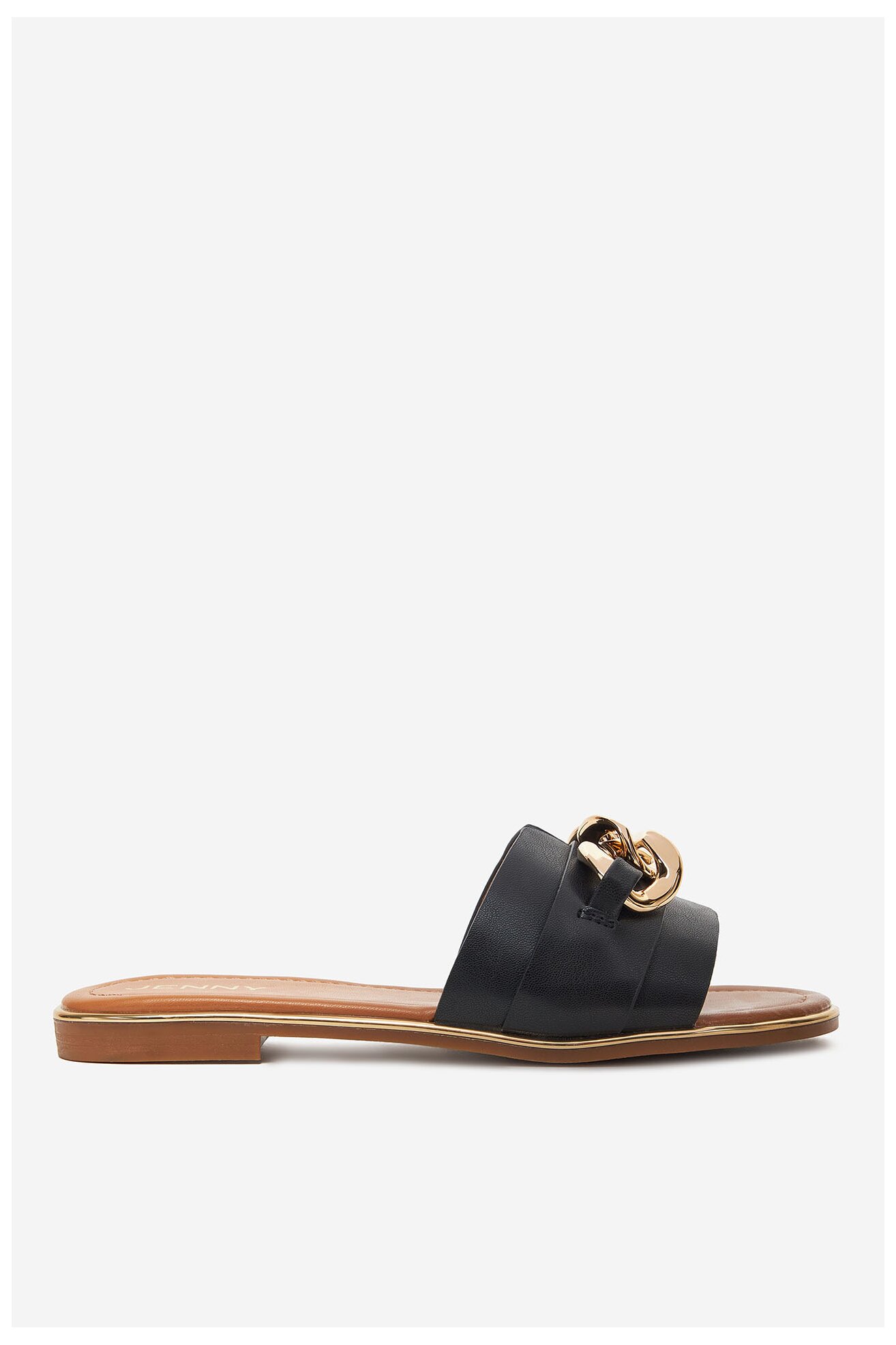 Klapki Jenny WFA2738-1 Czarny