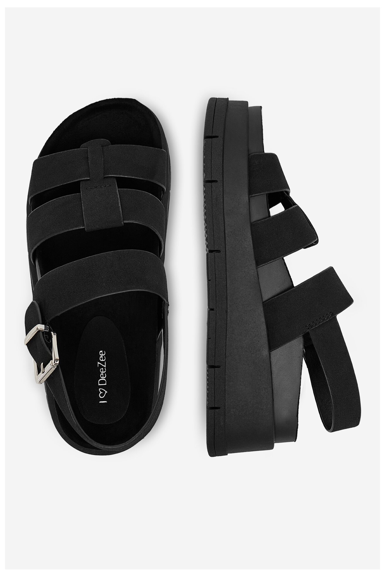 Szandál DeeZee 62273-3 FEKETE