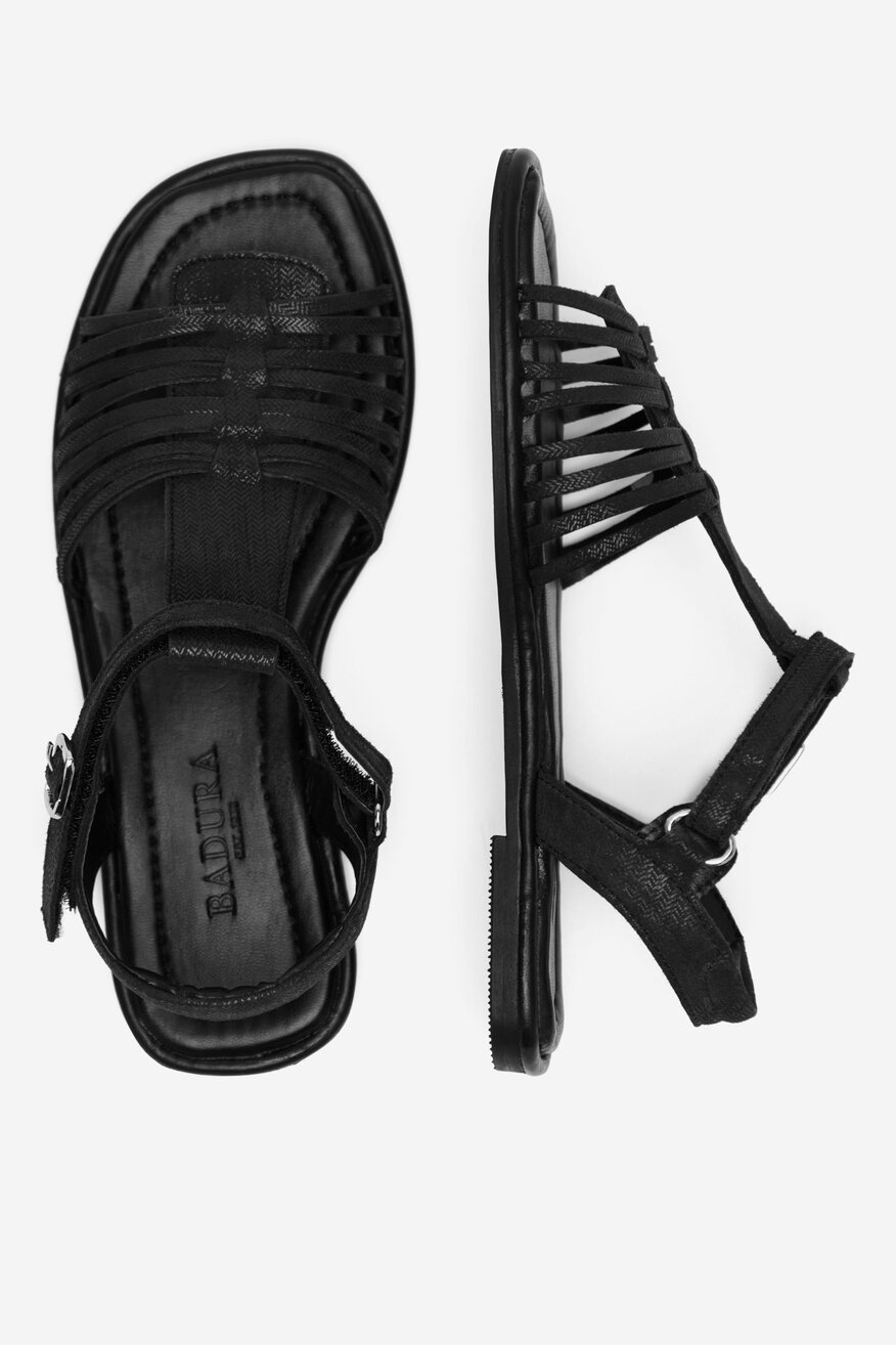 Badura - Sandały skórzane - 5905588526742