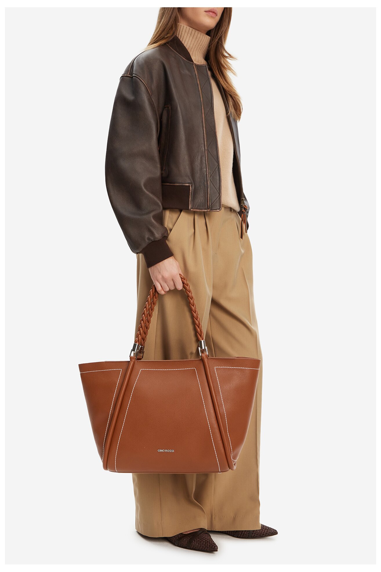 Torebka Gino Rossi CEO-LAUREN-XL8211 Camel