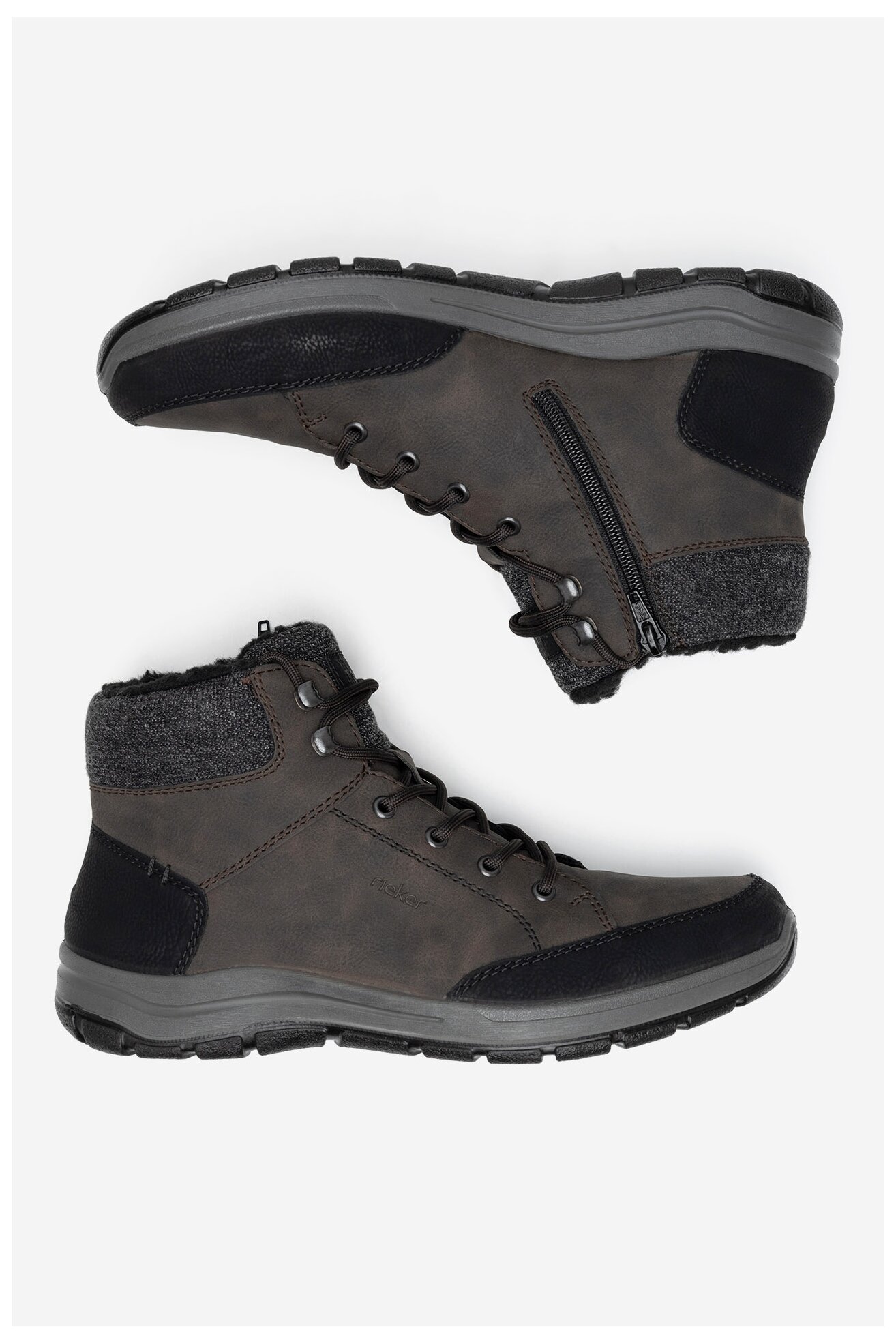 Trzewiki Rieker 03640-25 Szary