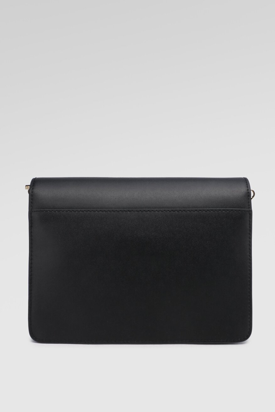 Gino Rossi - Torebka skórzana czarna - 5903698446752