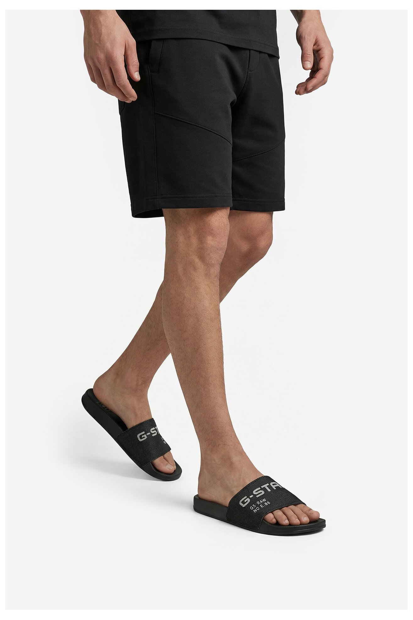 Шльопанець для басейну G-STAR RAW CEO-SS26-3C001-M ЧОРНИЙ