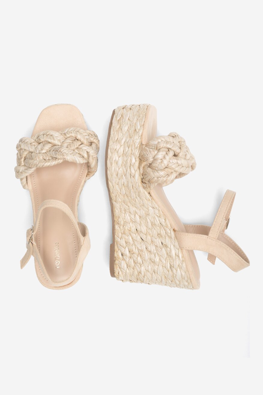 DeeZee - Sandały na koturnie - 5904862696966