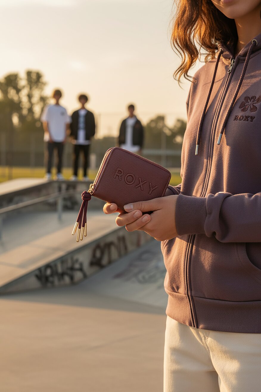 
                Női pénztárca ROXY BORDÓ - 5906751366691