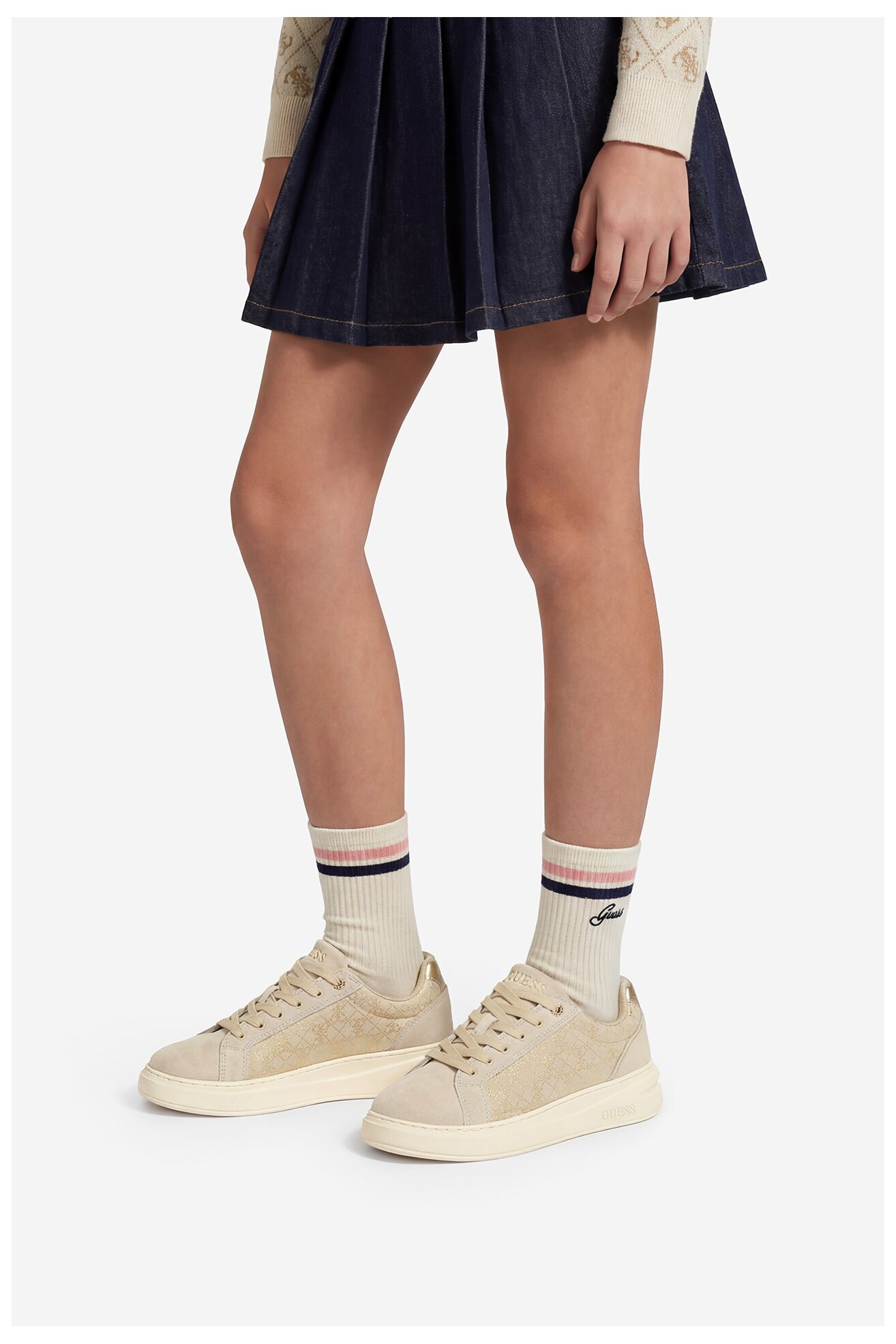 Sneakers GUESS CEO-25KC1003 Beżowy