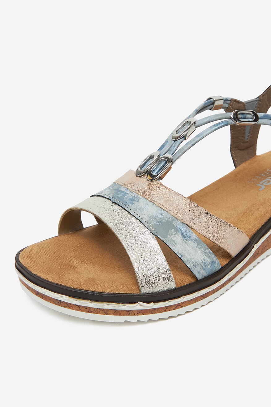 
                Rieker - Sandały na koturnie - 2230078417778