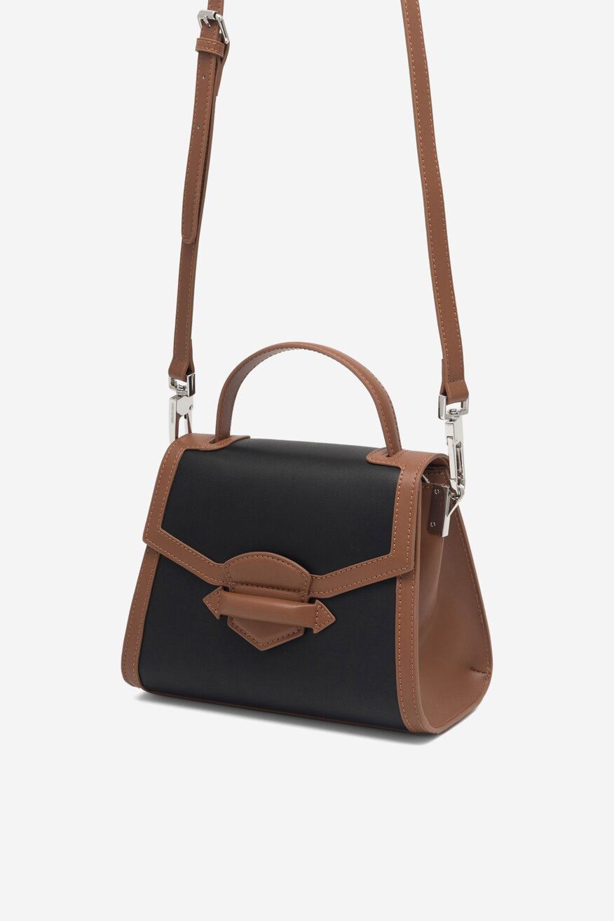 
                Gino Rossi - Torebka skórzana czarna - 5904862655611