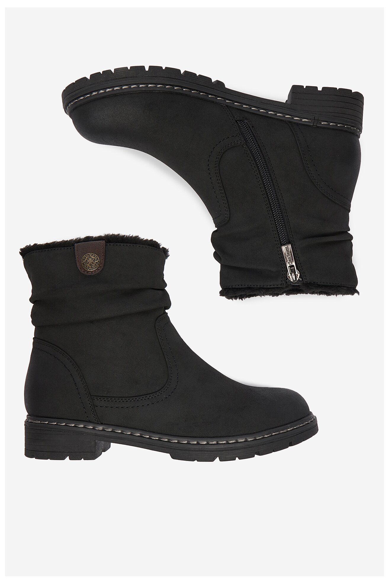 Botki Clara Barson CEO-CORNY H221008 Czarny