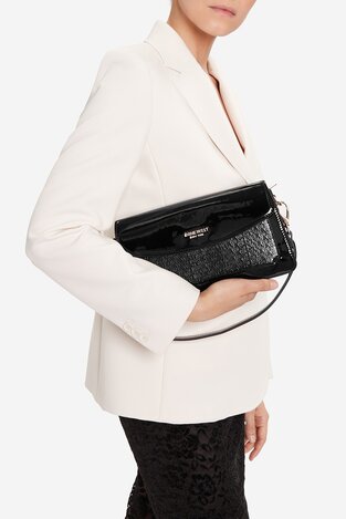 Сумка З Ремінцем NINE WEST CEO-MISSISIPI-GLAR0 ЧОРНИЙ