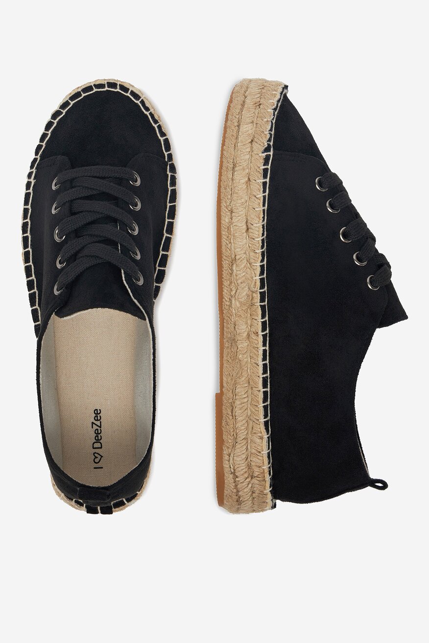 Espadrile DeeZee NEGRU - 5904410842753