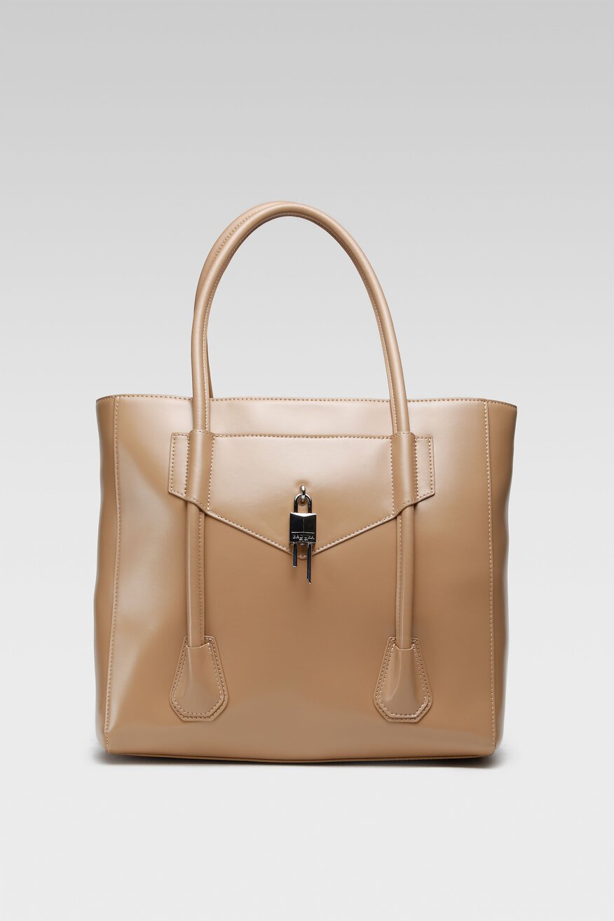 Badura - Torebka duża skórzana shopper - 5904248533267