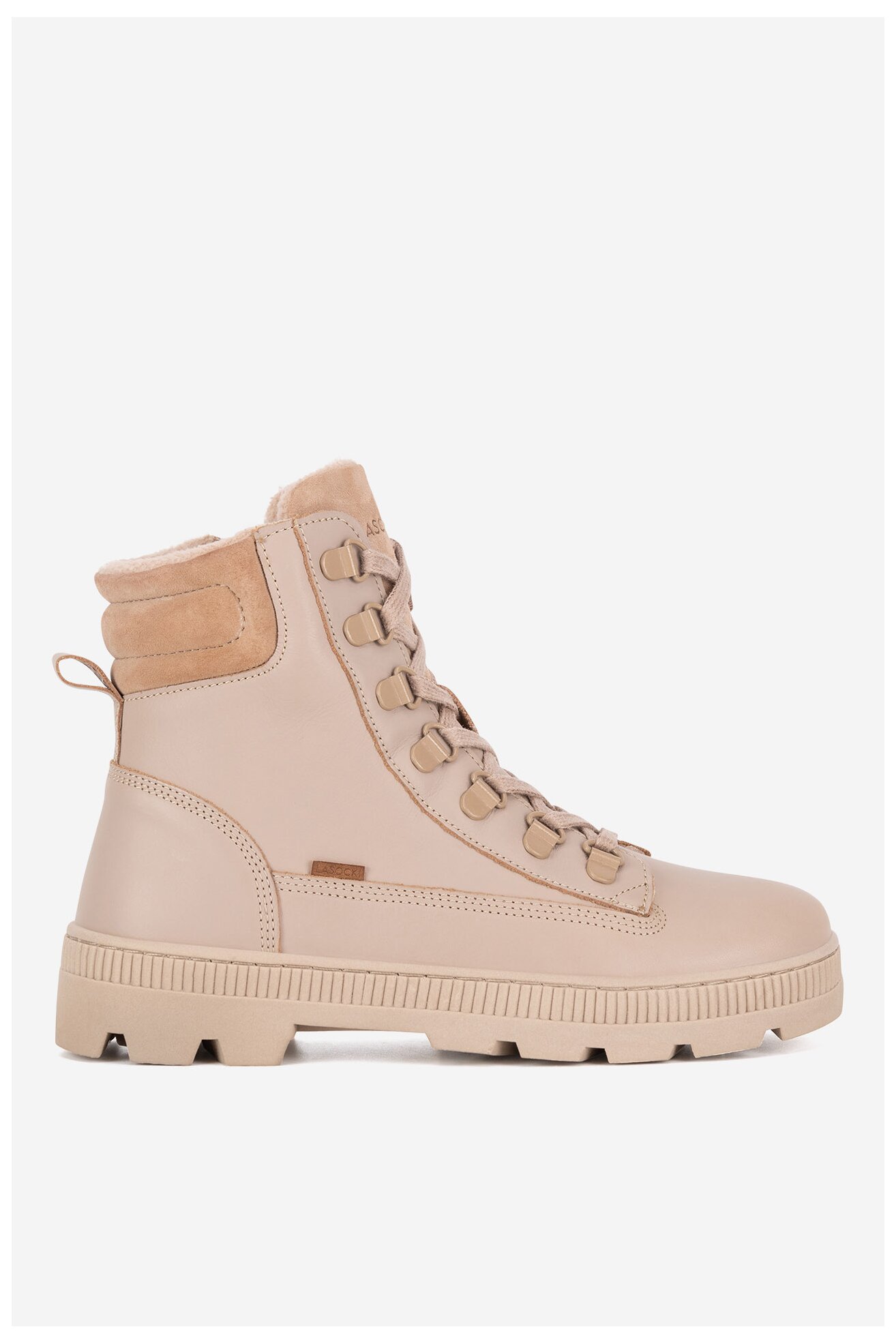 Šněrovací vyšší obuv Lasocki Young PUSZAN CI12-PUSZAN-10 BÉŽOVÁ