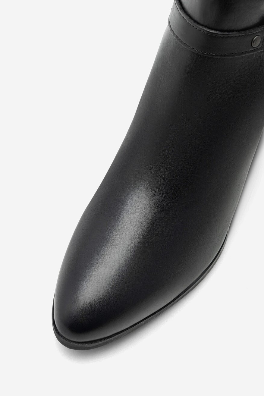 Lasocki - Botki skórzane ocieplane - 5905588051336