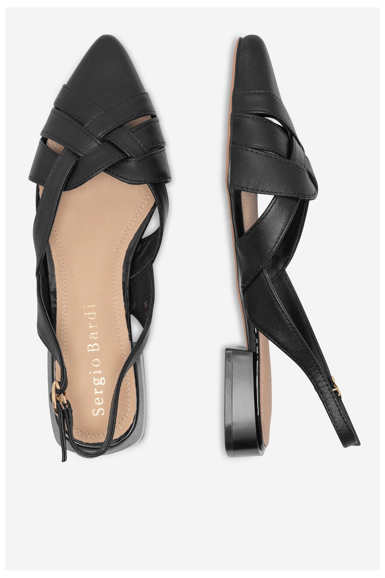 Baleriny Sergio Bardi WYL3476-1Z-SB Czarny