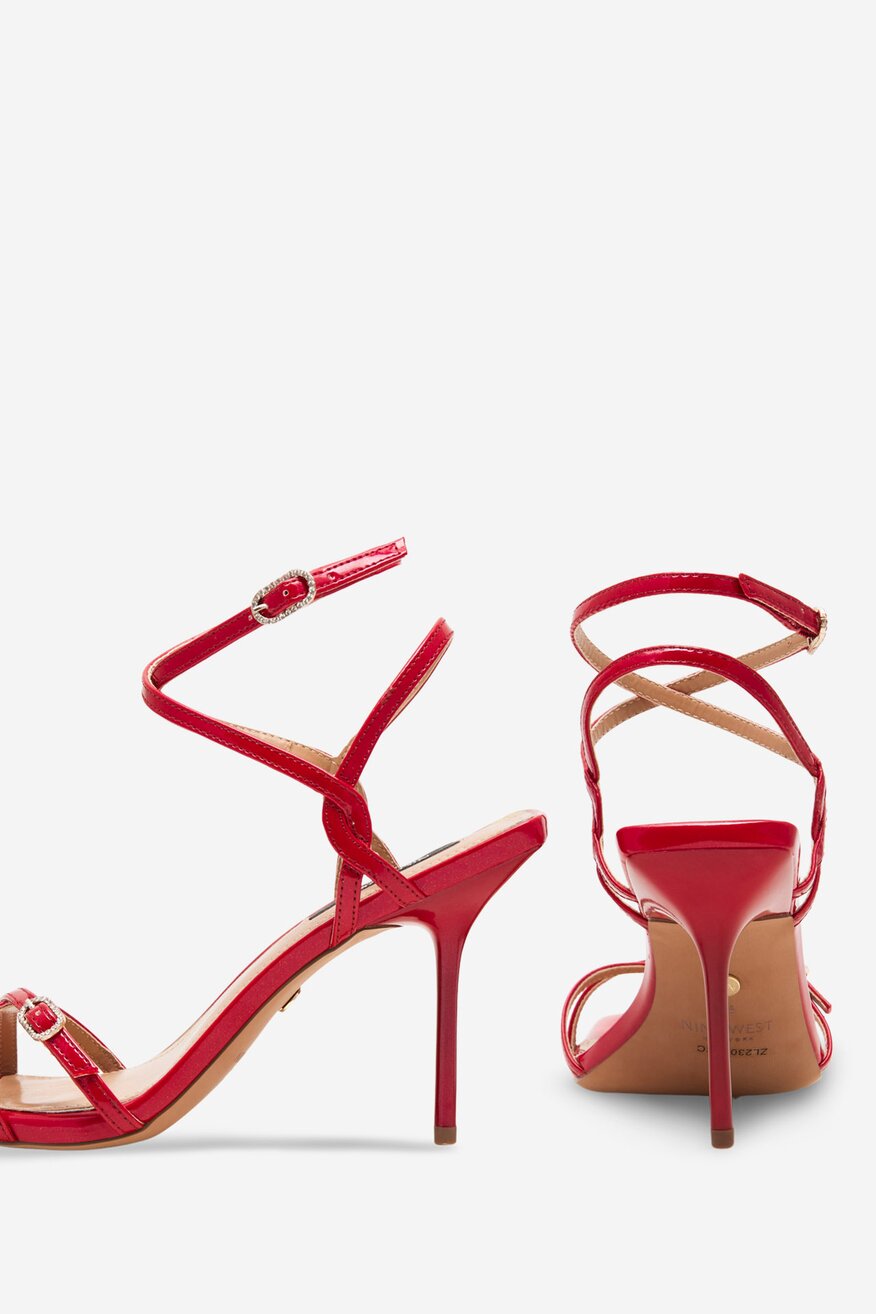 Sandály NINE WEST ČERVENÁ - 5905588473619
