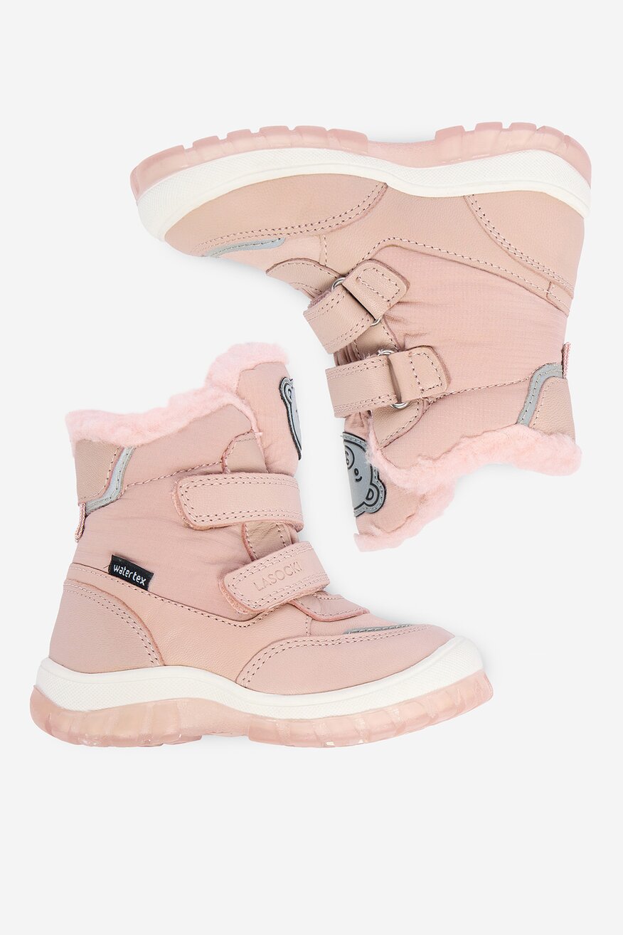 
                Lasocki Kids - Trzewiki skórzane ocieplane - 5906751259818