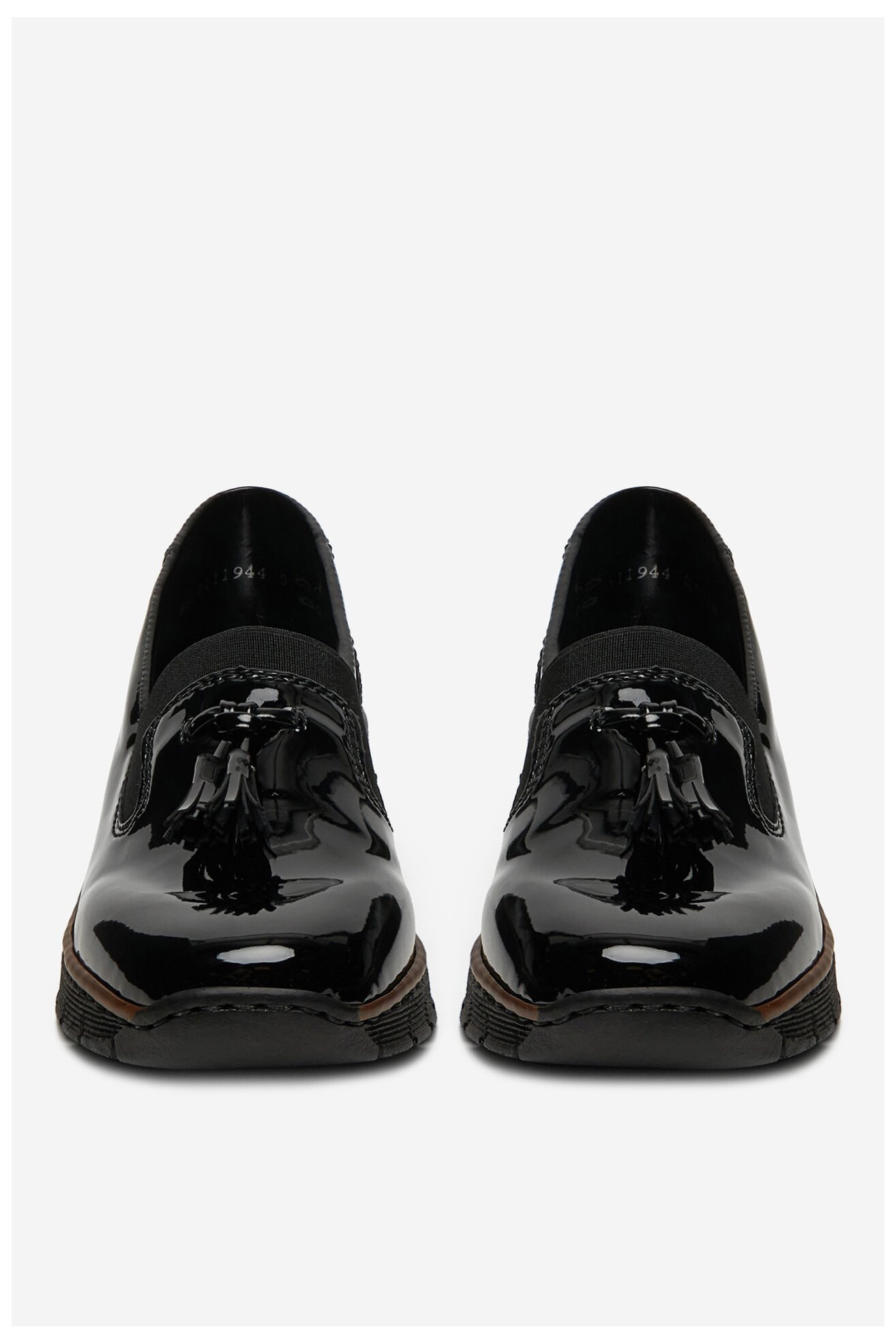 Mokaszin Rieker 53751-00 FEKETE