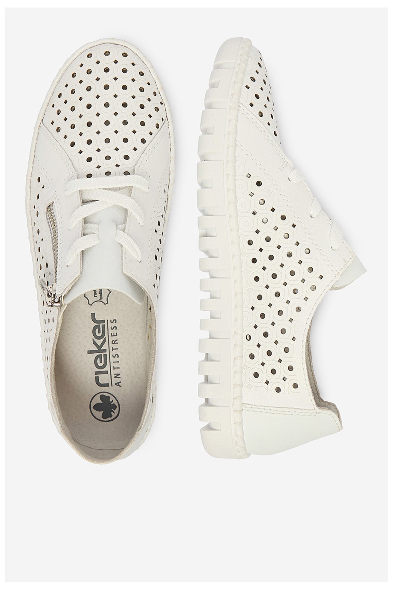 Половинки обувки Rieker CEO-M2300-80 БЯЛ