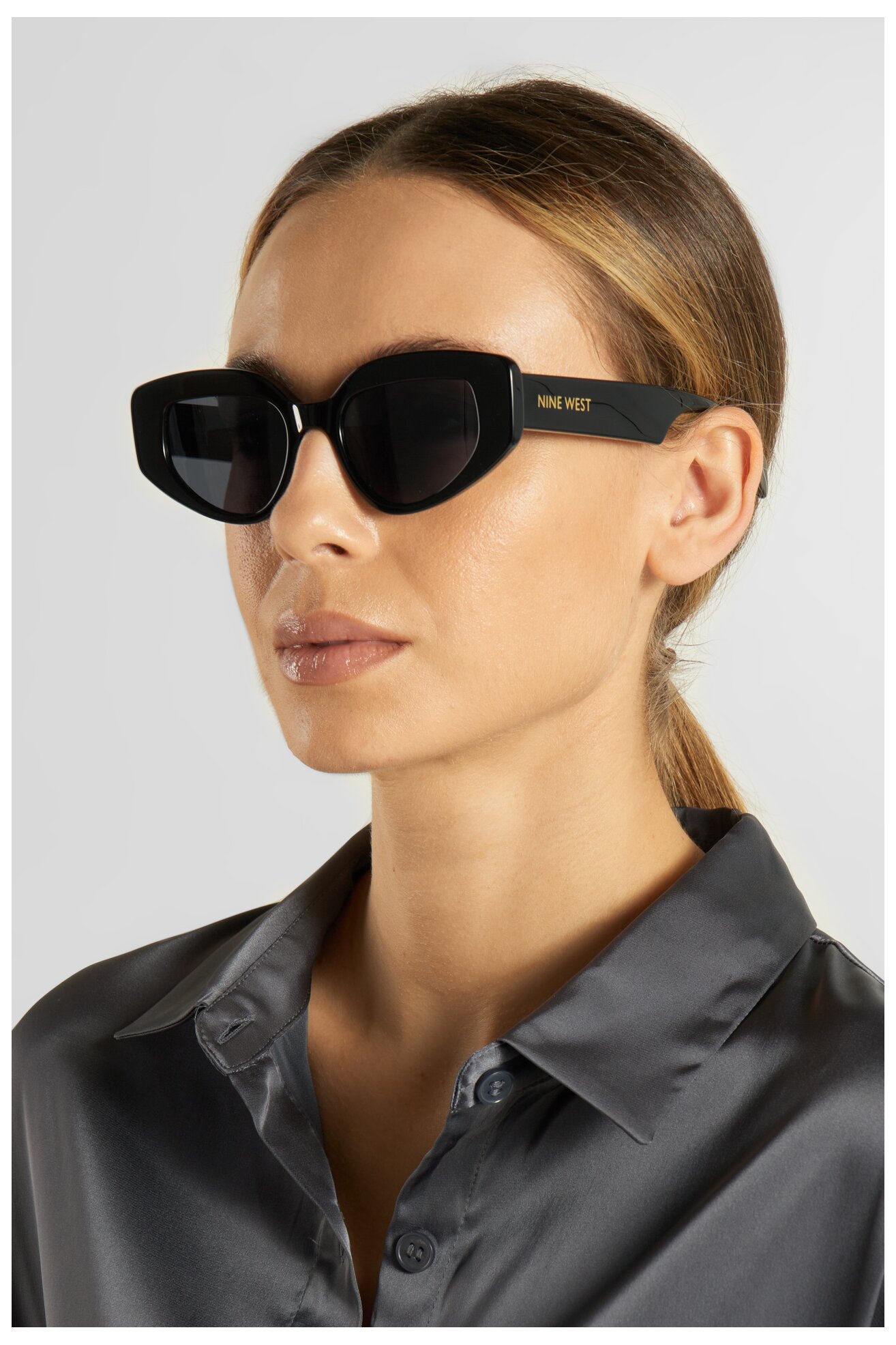 Okulary damskie NINE WEST NW 6628S Czarny