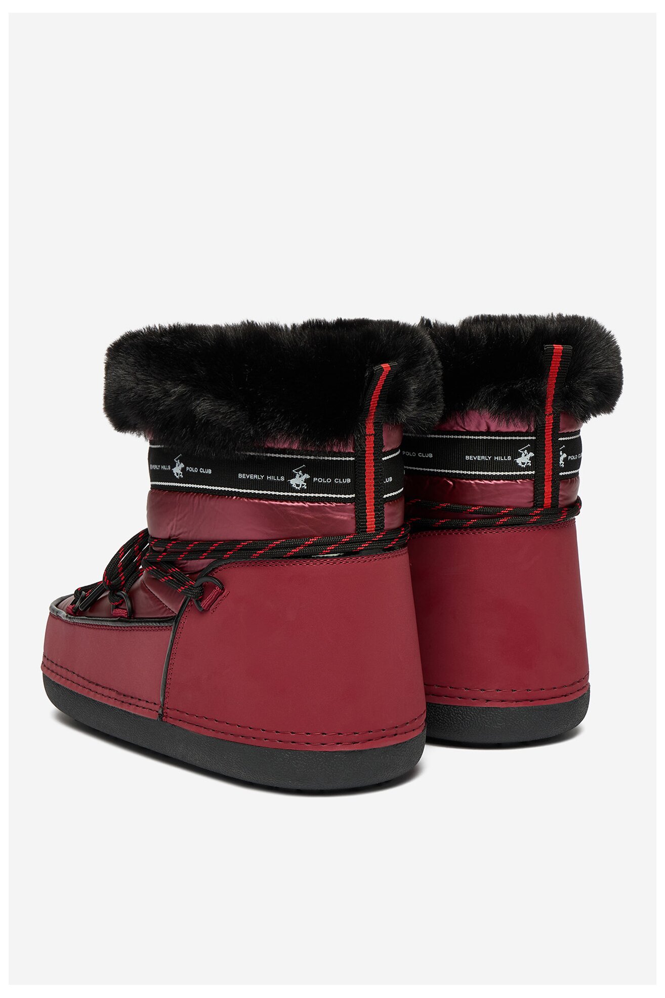 Botki Beverly Hills Polo Club GH-9094 Bordowy
