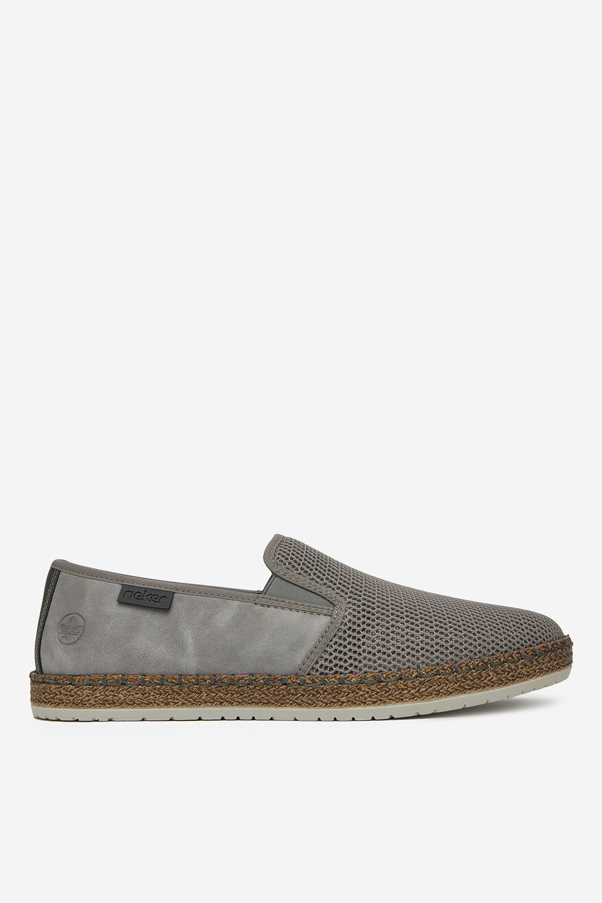 Espadrilky Rieker TMAVĚ ŠEDÁ - 2230078413770