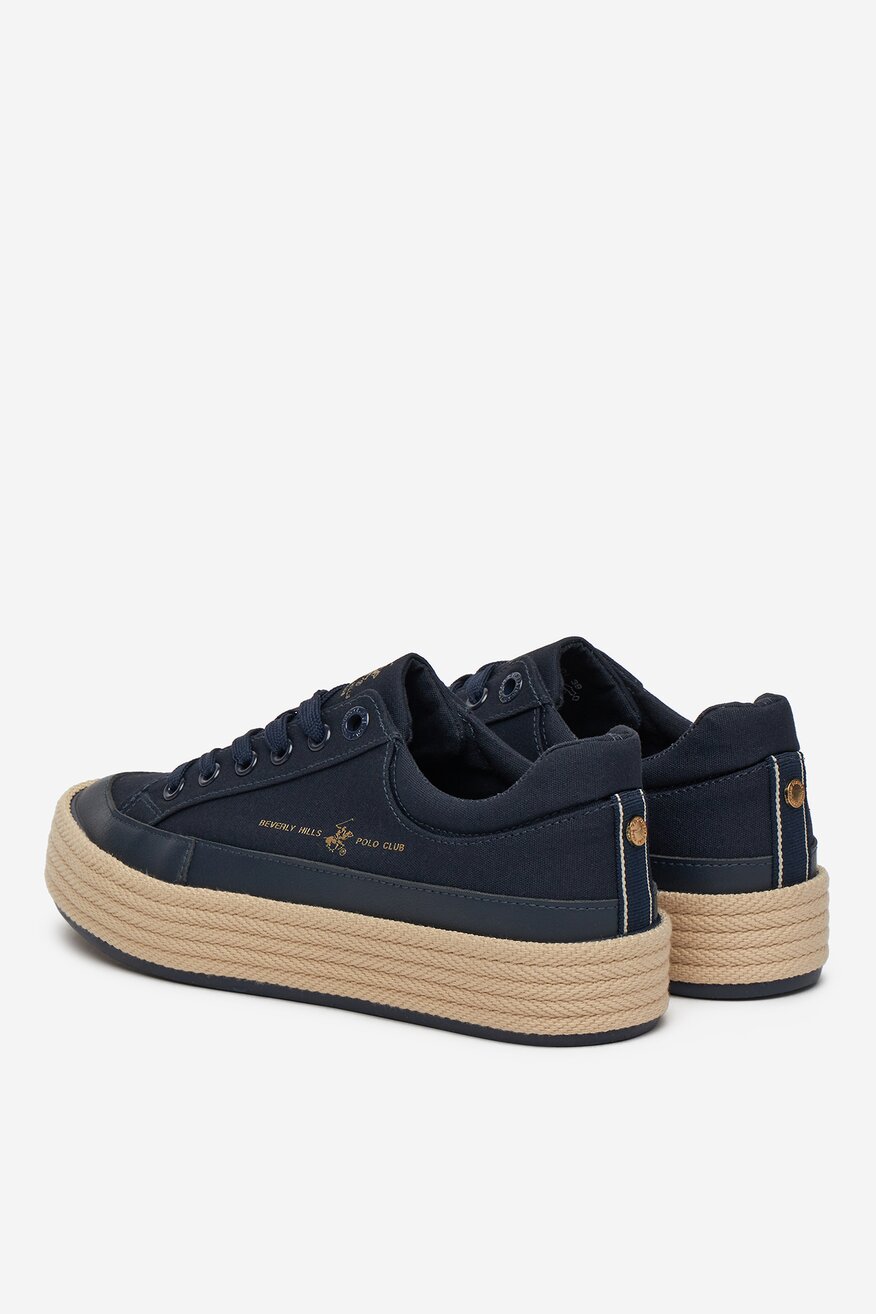 Espadrille Beverly Hills Polo Club SÖTÉTKÉK - 5906751143537