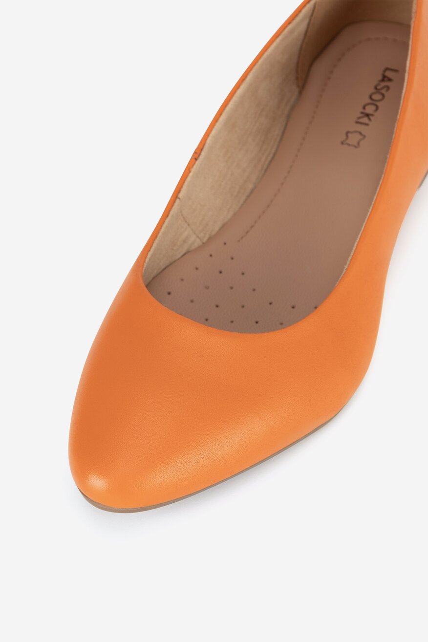 
                Lasocki - Baleriny skórzane - 5903698068459