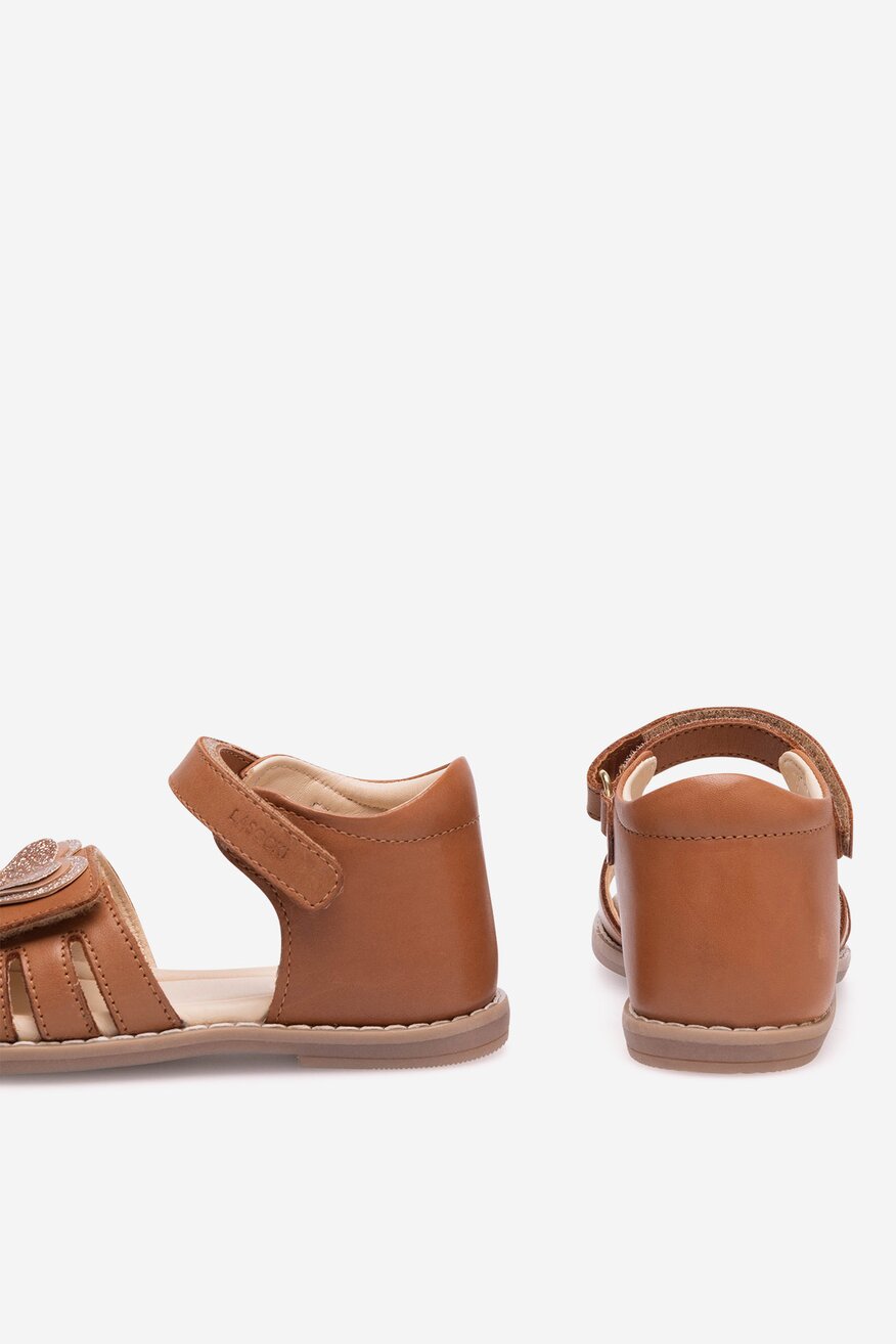 Lasocki Kids - Sandały skórzane na rzepy - 5905588571025