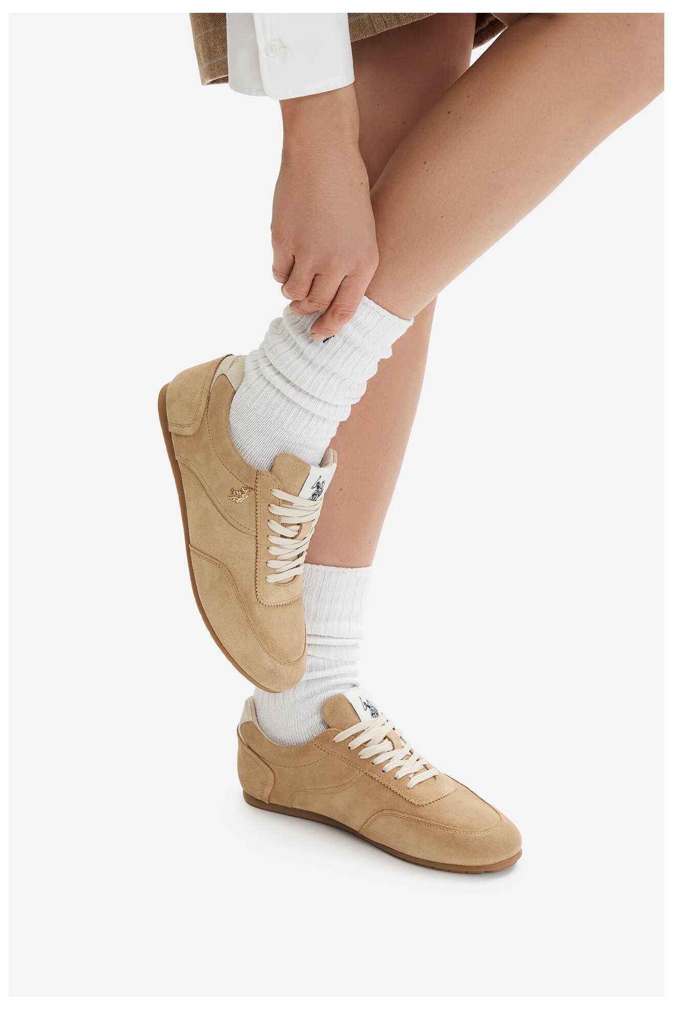 Sneakers U.S. POLO ASSN. EO-CAMMY001W/6S1 Beżowy