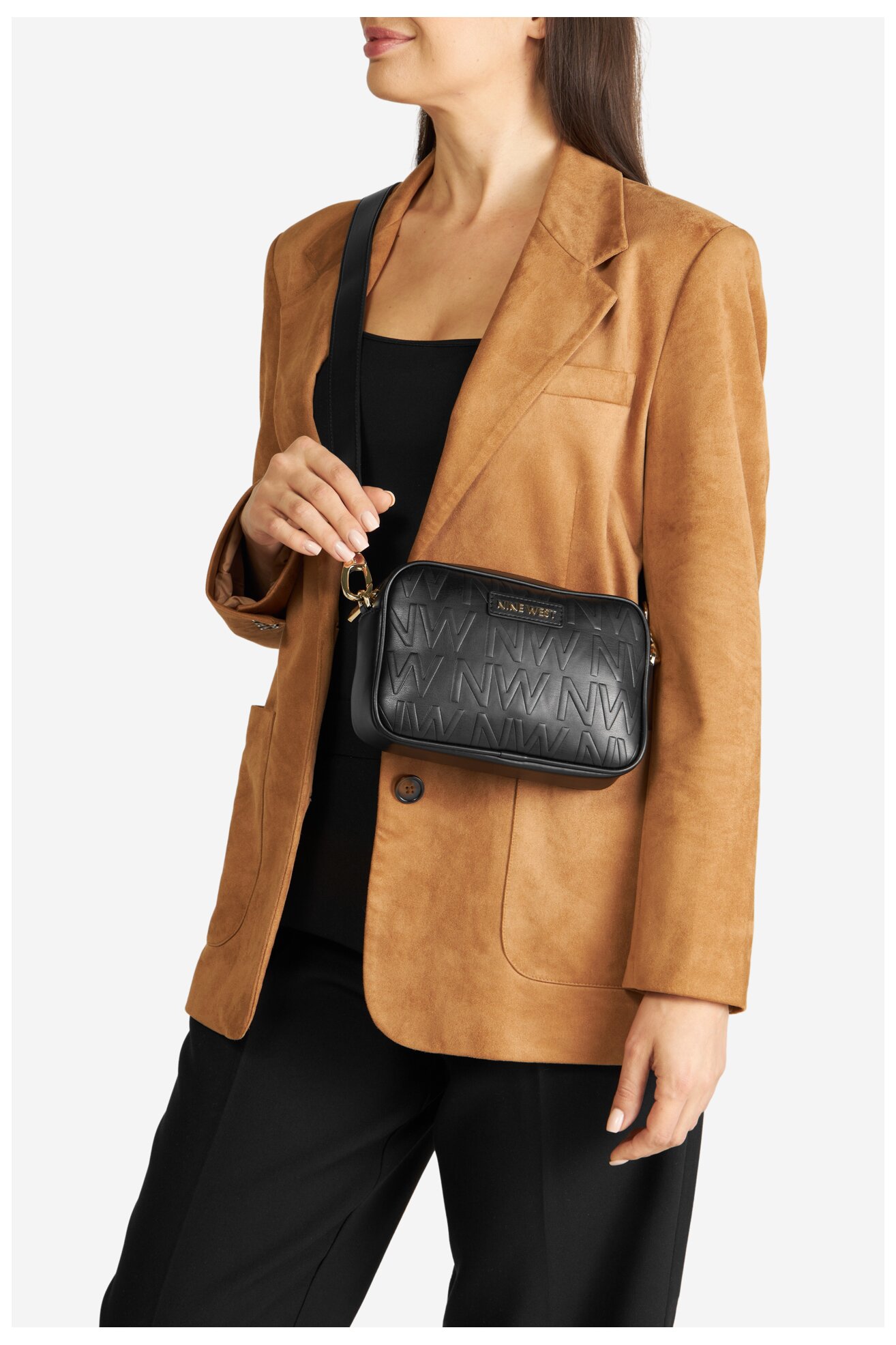 Kézitáska NINE WEST LX10049 FEKETE