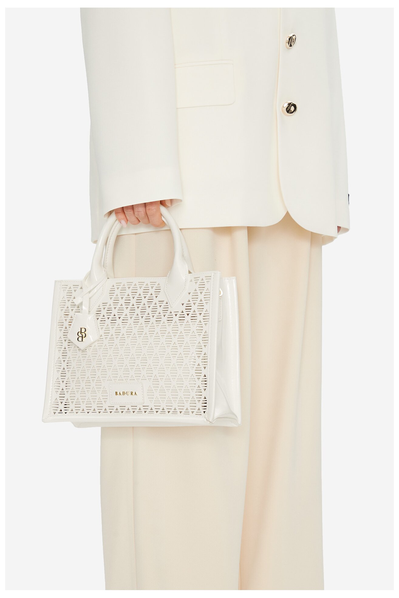 Kézitáska Badura WENN-03 FEHÉR