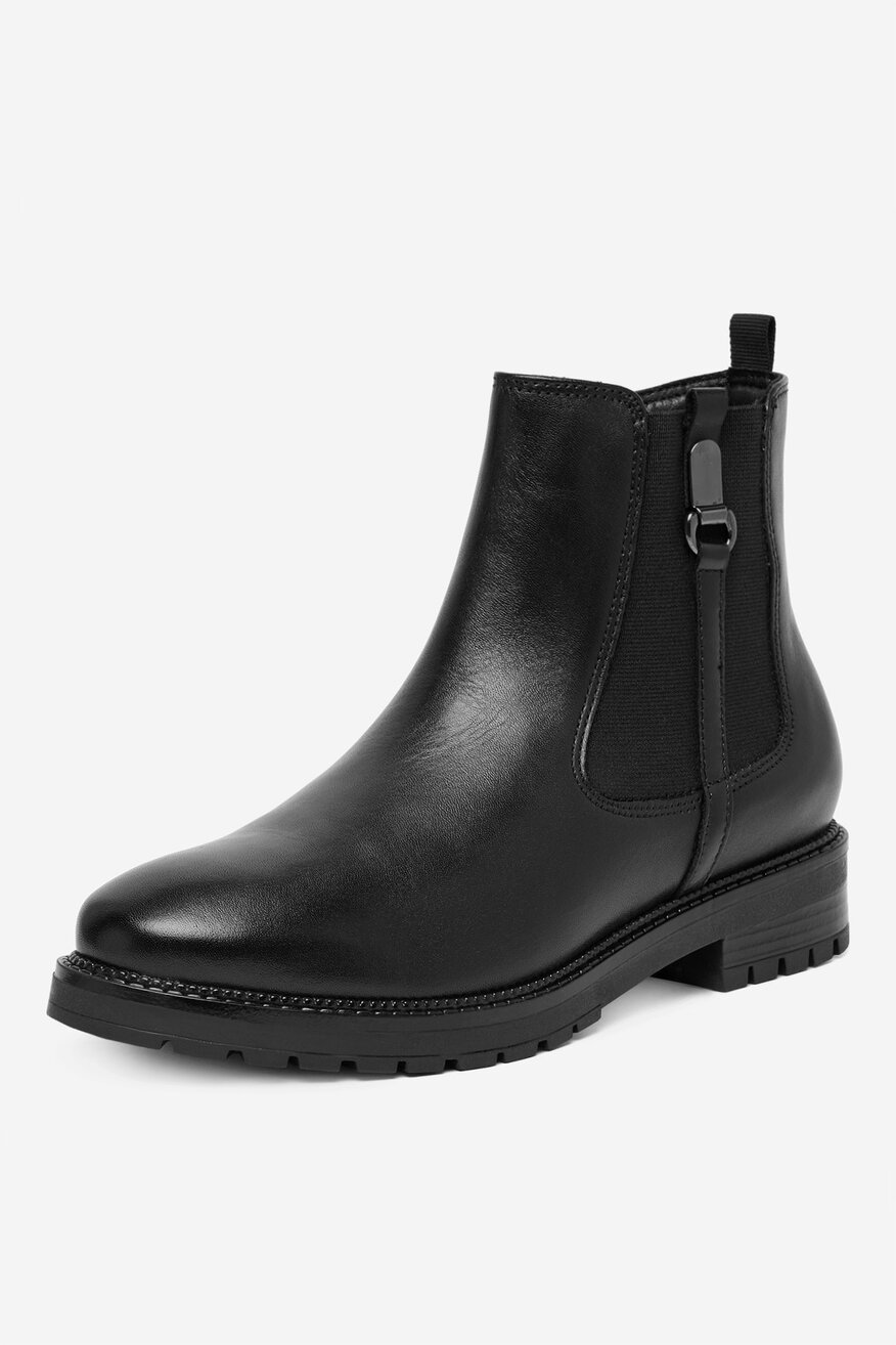 
                Lasocki - Botki skórzane ocieplane - 5906751406021