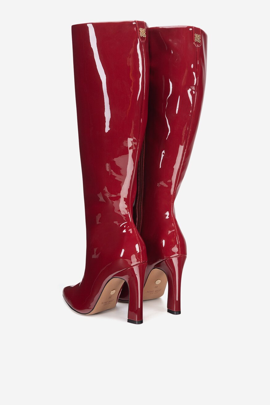 Kozačky NINE WEST ČERVENÁ - 5903419354113