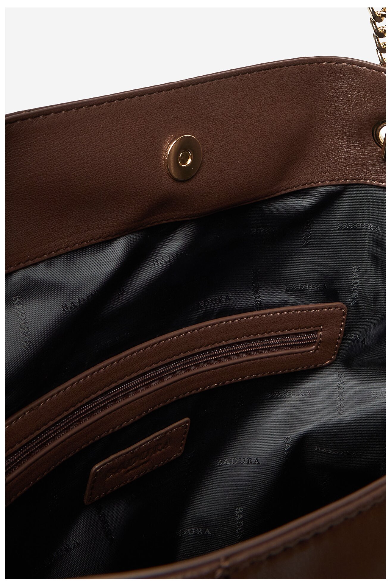 Kézitáska Badura EO-ADELE-LDA8042 SÖTÉTBARNA