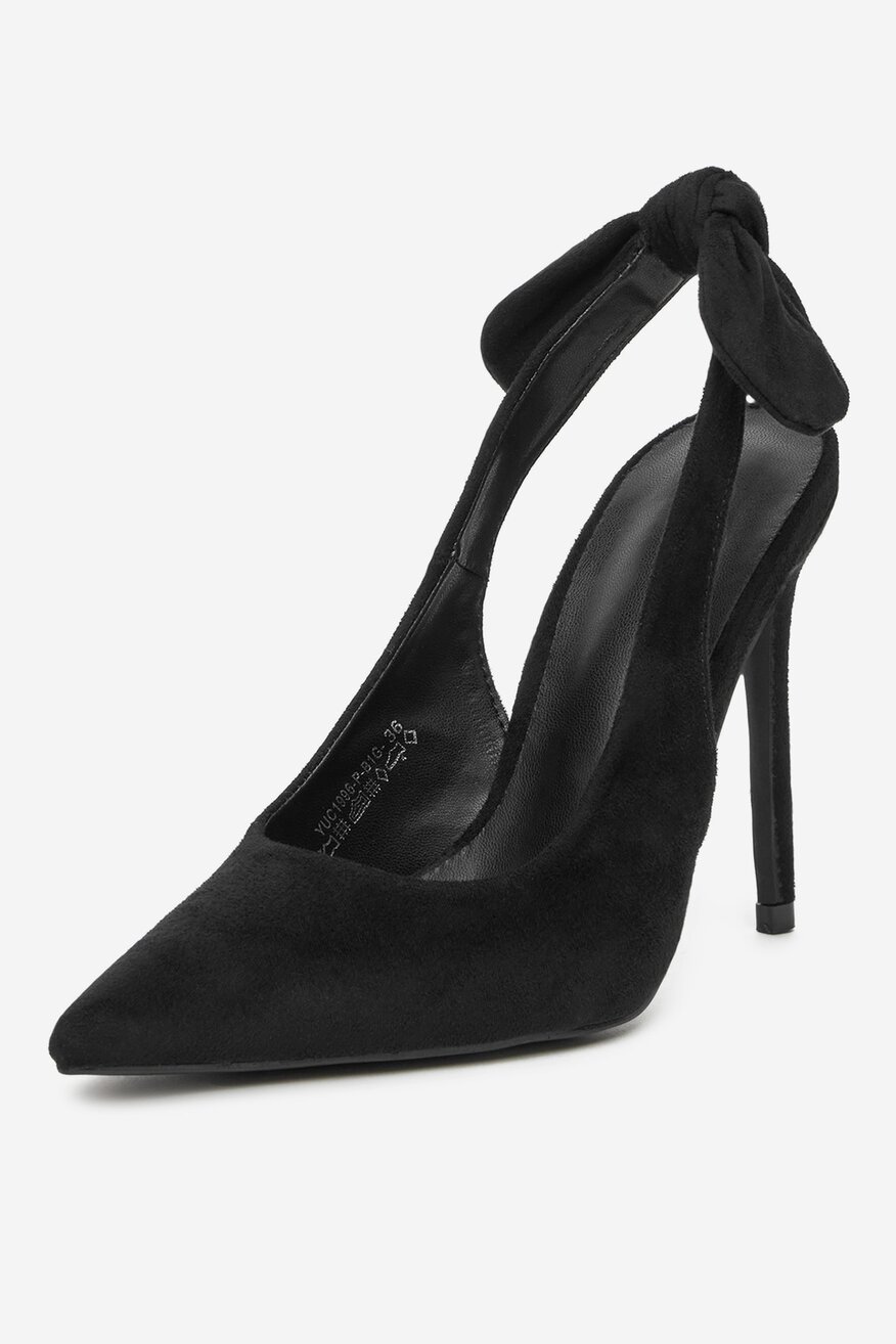 Pantofi cu toc DeeZee NEGRU - 5906751135419