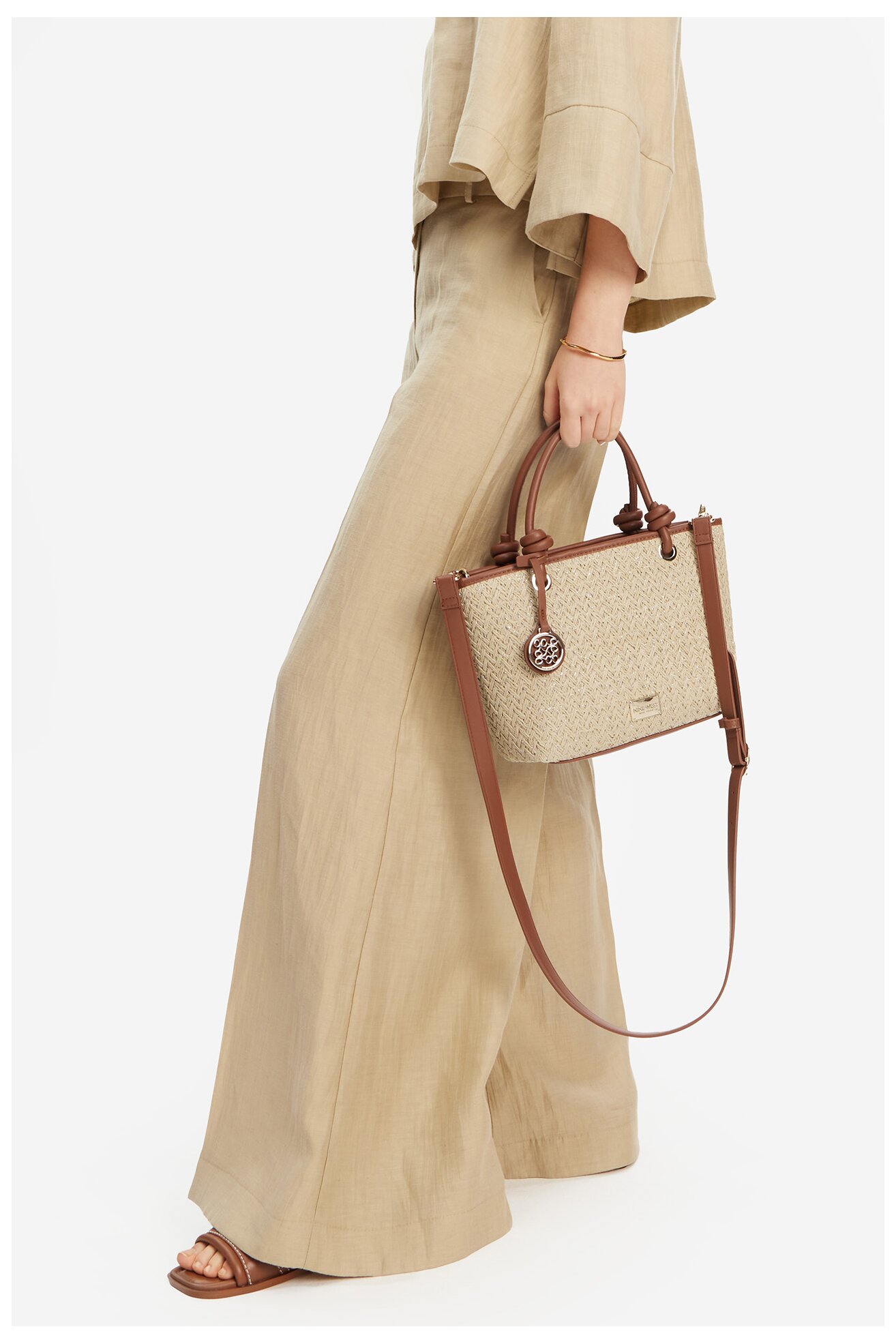 Сумка З Ремінцем NINE WEST GLAR3 БЕЖЕВИЙ