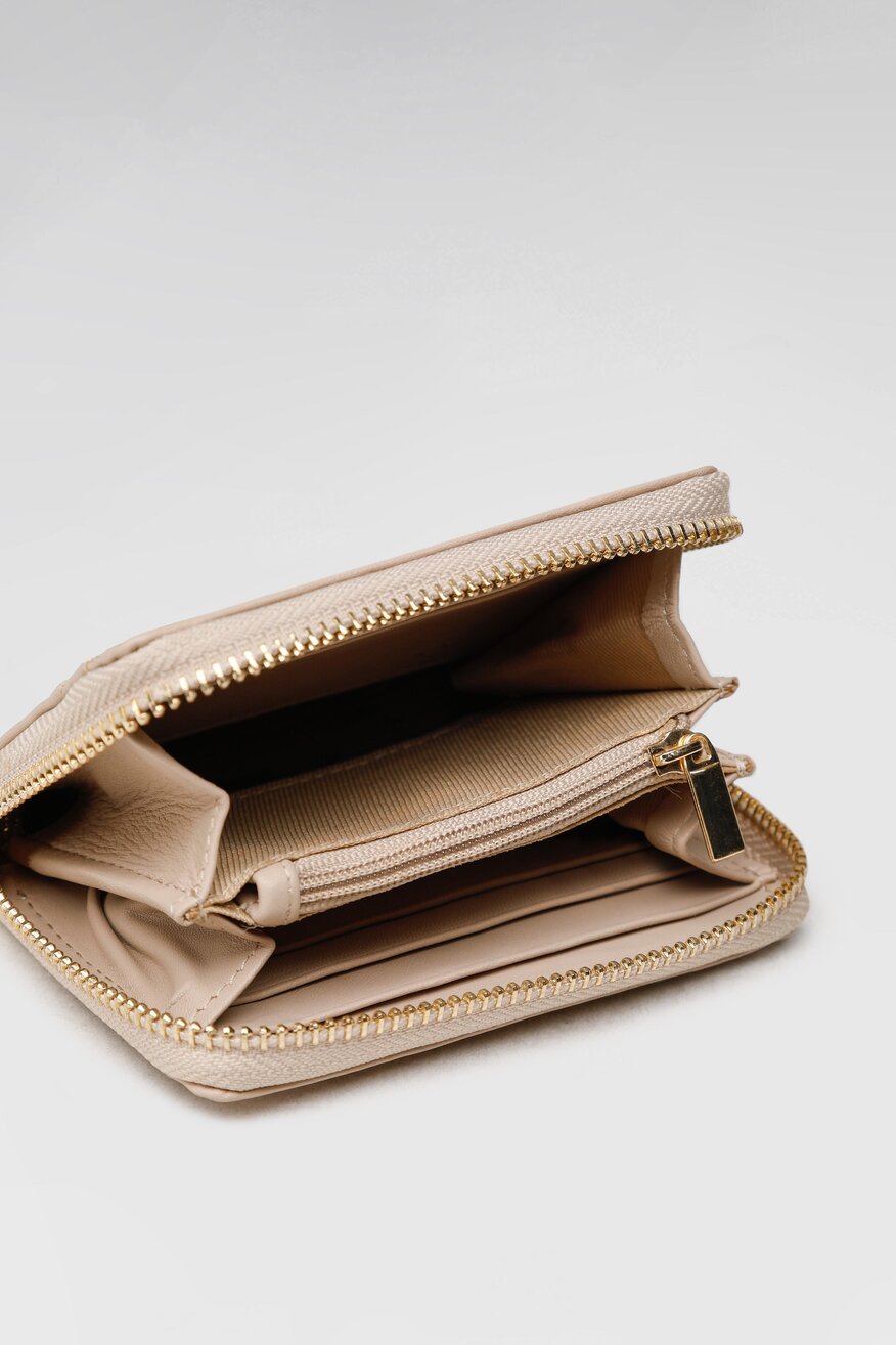 
                Lasocki - Mały portfel damski beżowy - 5904248132132