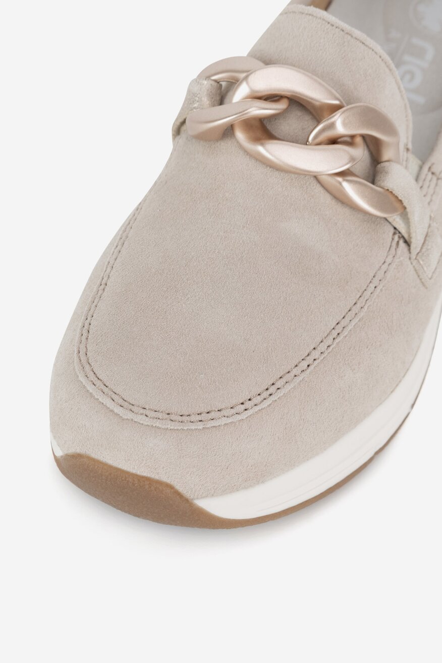 Rieker - Loafersy zamszowe - 2230074033163