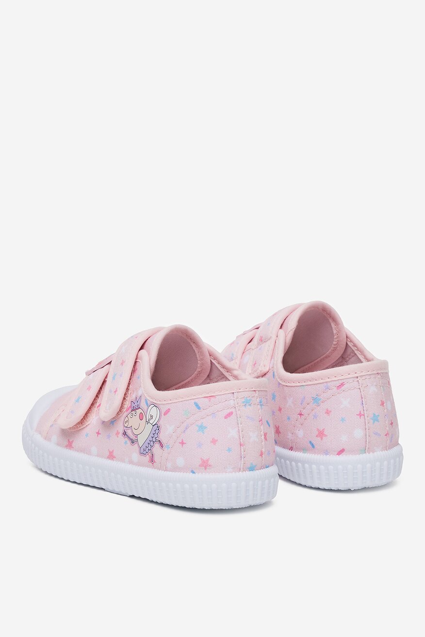 Pantofi pânză PEPPA PIG ROZ DESCHIS - 5903698721811