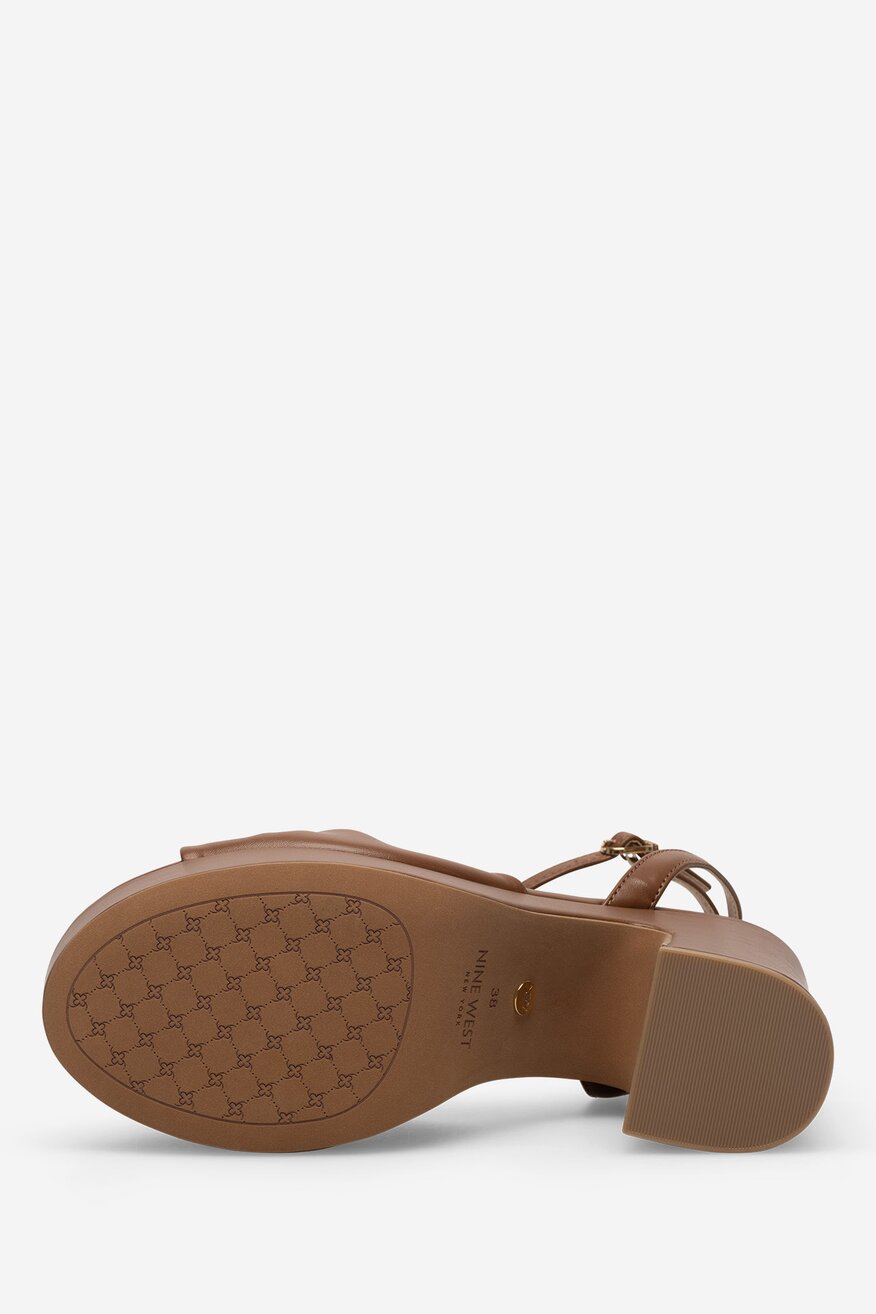 Sandály NINE WEST HNĚDÁ - 5905588559672