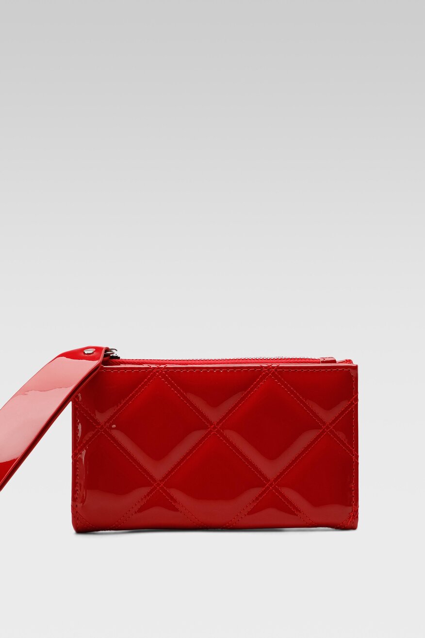 
                Jenny Fairy - Duży portfel damski pikowany czerwony - 5904248956844